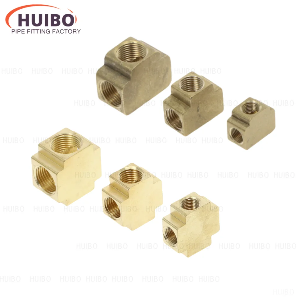 Compression Fitting Brass - 사각 공압 유압 황동 파이프 피팅