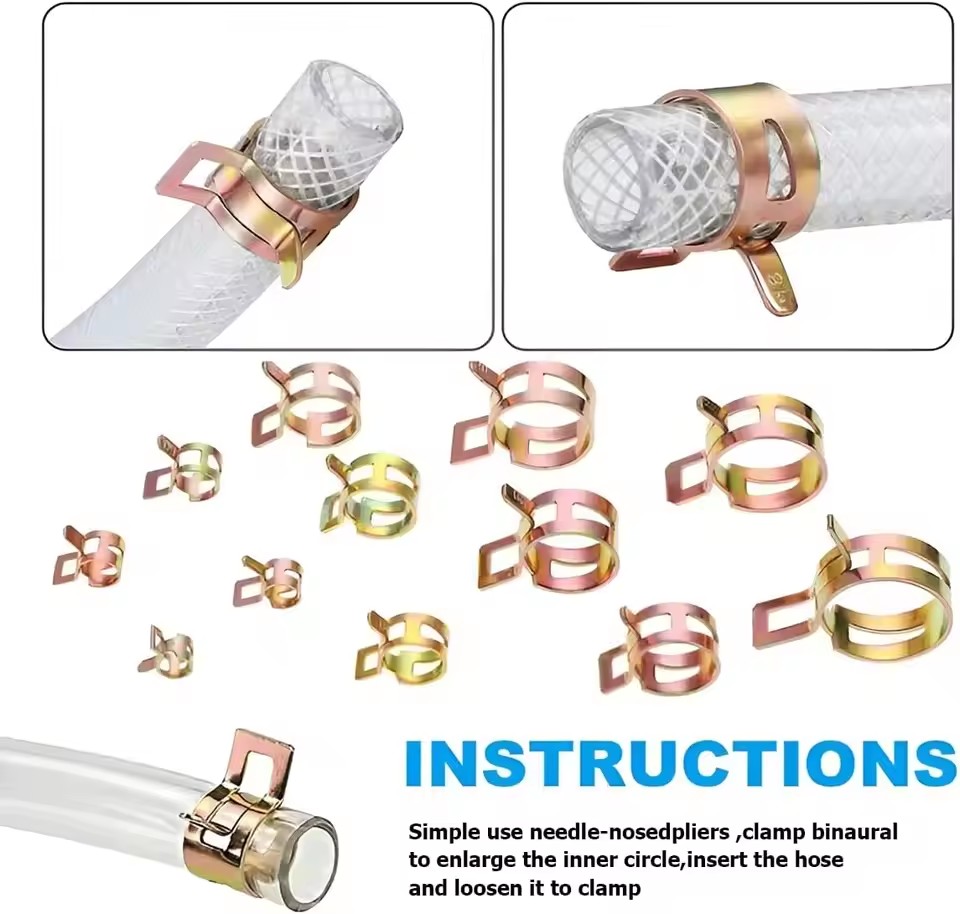 10-50Pcs 5mm-9mm 연료 스프링 클립 진공  - Pipe Bending Spring 리뷰 및 가격