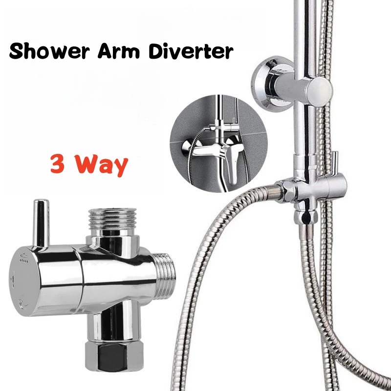 황동 금속 3 웨이 샤워 헤드 분배기 밸브 G1/2 3 - Shower Valve Cartridge 리뷰 및 가격