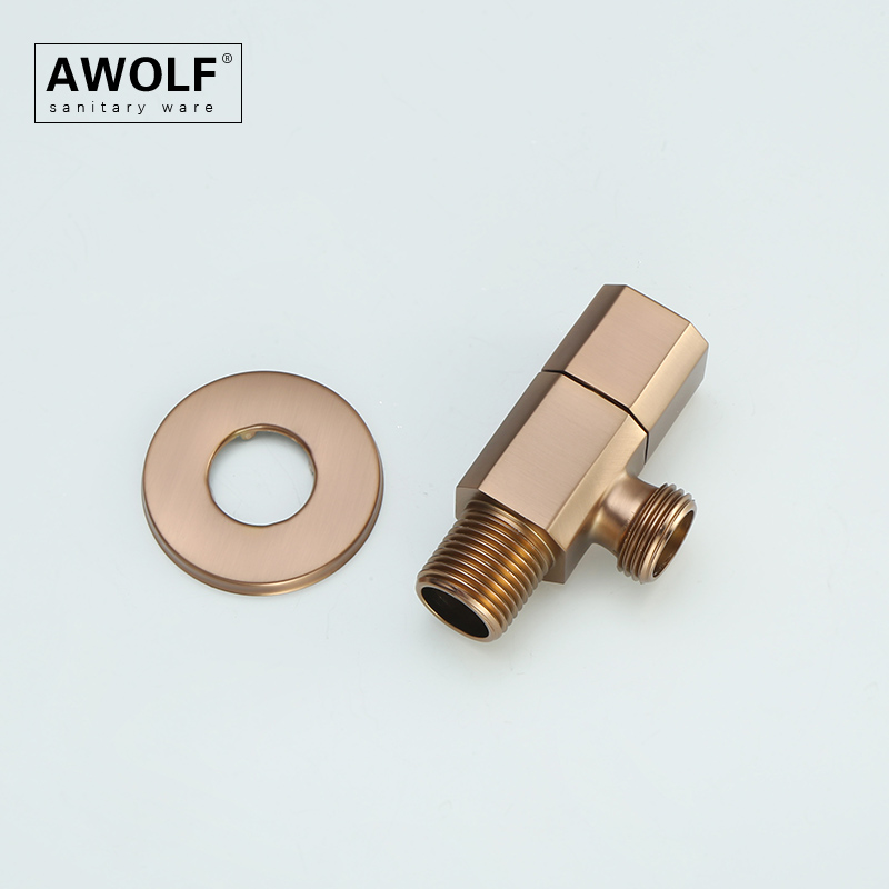 변기 충전 밸브 브러시드 로즈 골드 벽걸이 앵글 밸브, - Toilet Fill Valve 리뷰 및 가격