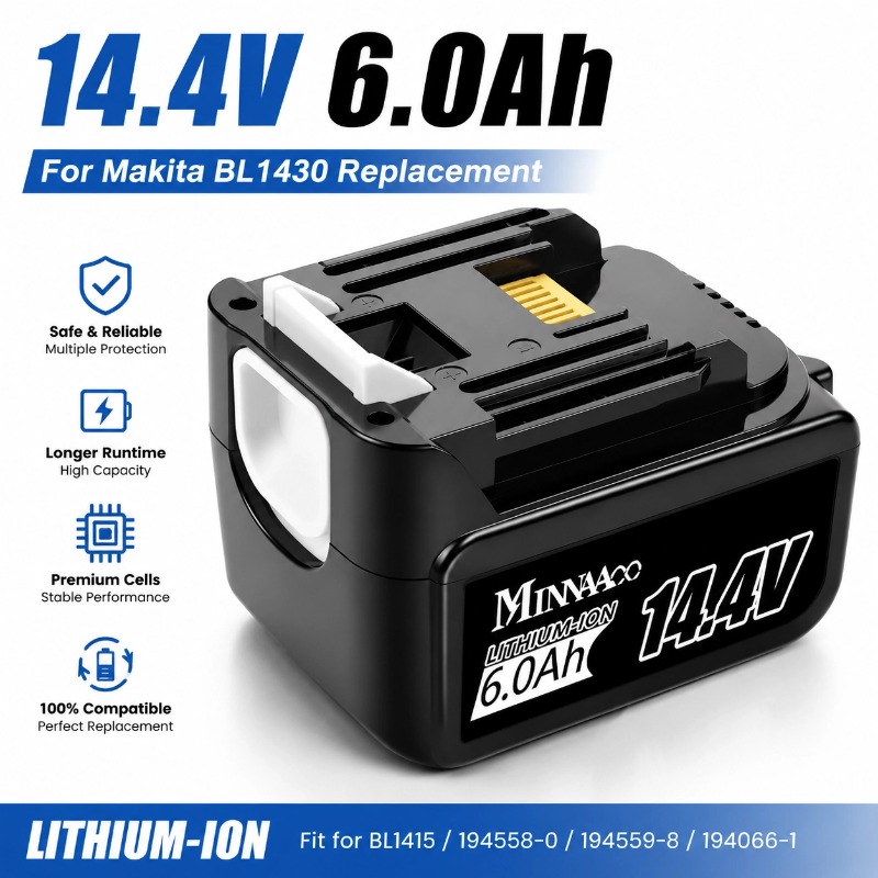 마키타 14.4V 6.0Ah 5.0Ah 리튬이온 충전식 - Makita Drill Hp1640 리뷰 및 가격